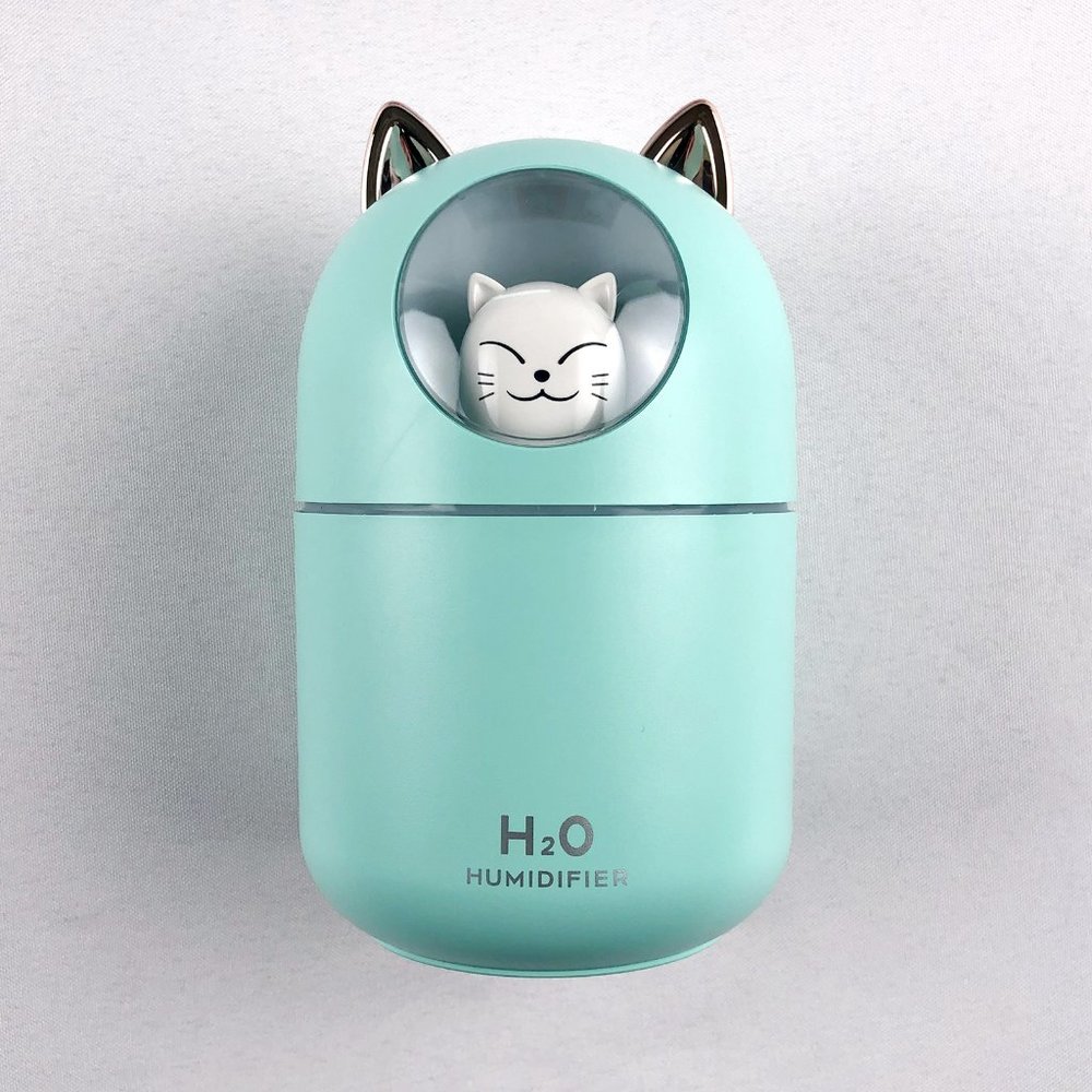 Small Humidifier Cool Mist Cat-Shaped With Light